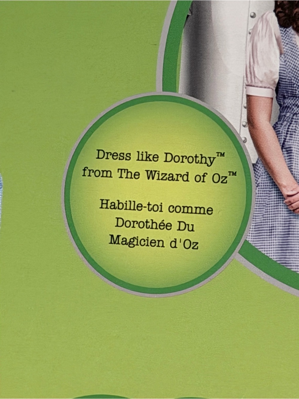 Jakks The Wizard of Oz Dorothy Blue Gingham Kids Costume Dress 3+ NWT - Picture 11 of 11